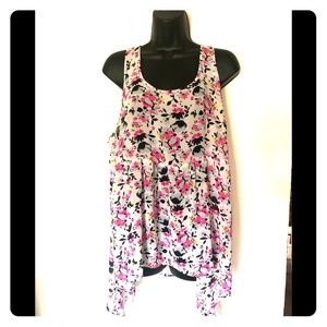 Floral tank top